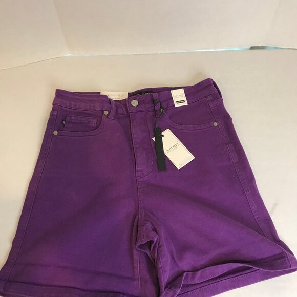 Judy Blue Pants - JUDY BLUE WOMENS TUMMY CONTROL SHORTS SIZE L 10/12
